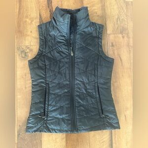 Women's Black Quilted Vest